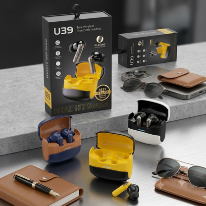 U39 Wireless Bluetooth Earbuds – Deep Bass &amp; HD Sound